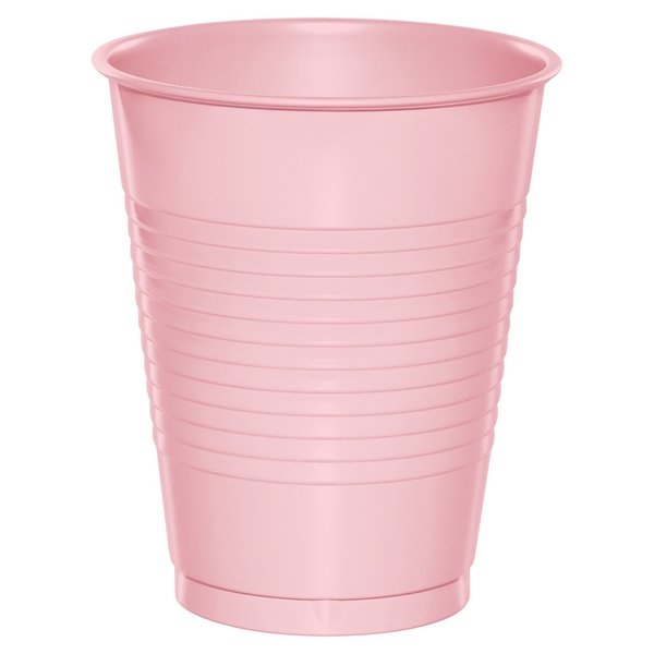 Touch Of Color Classic Pink Plastic Cups, 16oz, 240PK 28158081